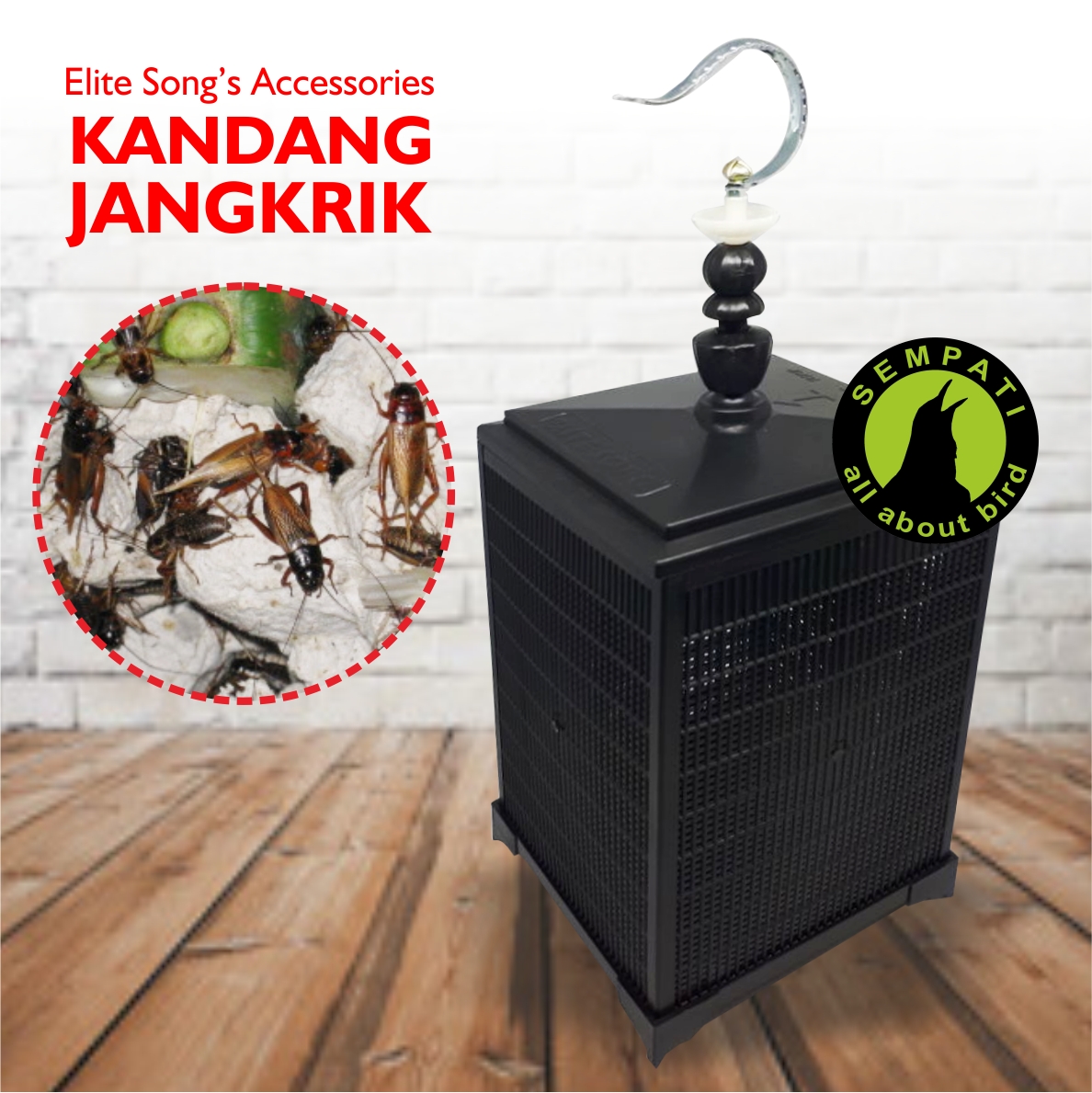 KANDANG SANGKAR JANGKRIK ELITESONG – Sempati Bird Shop