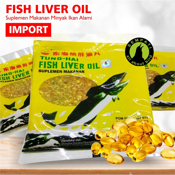 Fish Liver Oil Tunghai Tung Hai Minyak Ikan Vitamin Burung