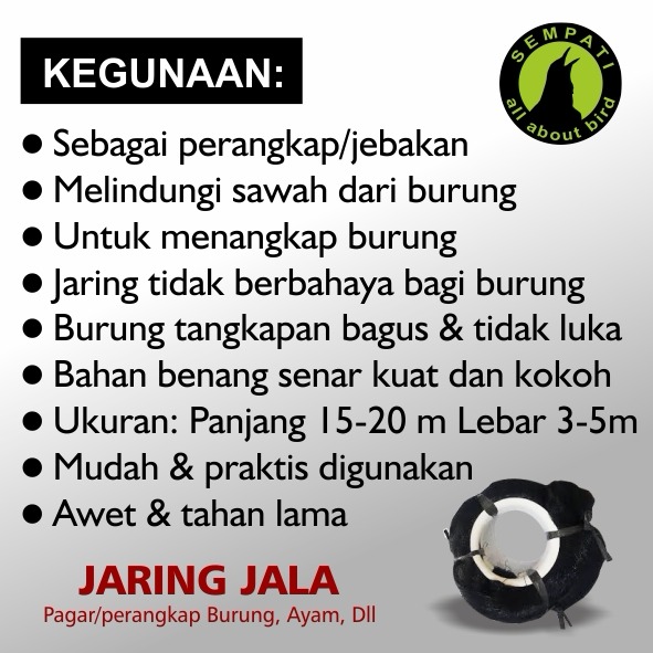 Jaring Jala Pikat Serba Guna Pagar Penghalang Jebakan Perangkap