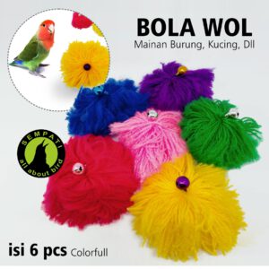 BOLA WOLL MAINAN BURUNG