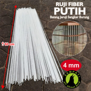 JERUJI FIBER PUTIH 4 mm