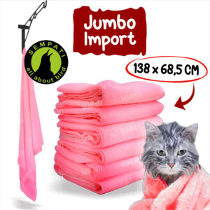 Handuk mandi kucing jumbo import (1) BL