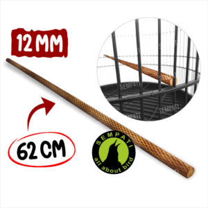 Tangkringan Murai Kenari Bakar Sisik Ular Polos Panjang 62cm Diameter 12mm (1) BL