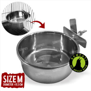 Mangkok stainless parrot size M (1) BL