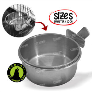 Mangkok stainless parrot size S (1) BL