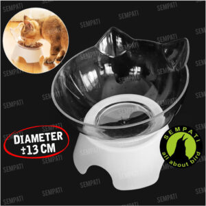 Mangkok single transparan kepala kucing (1) BL
