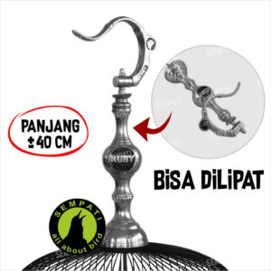 Gantungan kuby pleci silver (1) BL