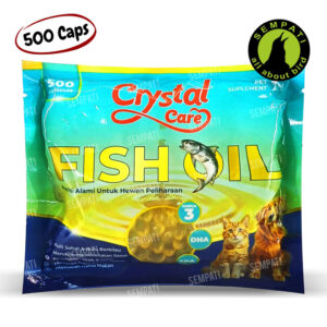 minyak ikan crystal care oil isi 500 butir home buka lapak